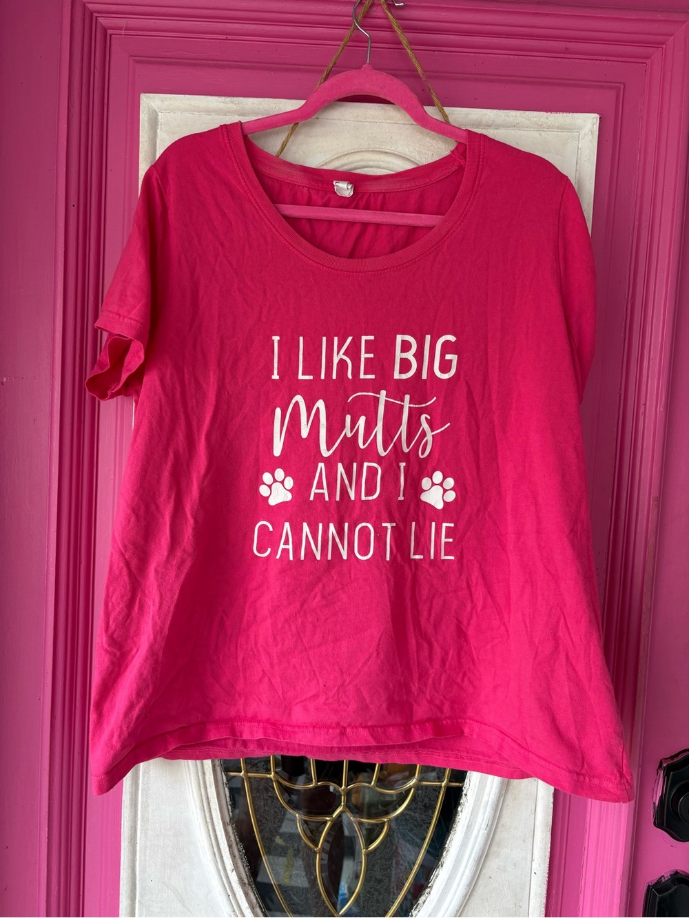Women’s Short Sleeve Graphic Tee - Pink - Unbranded